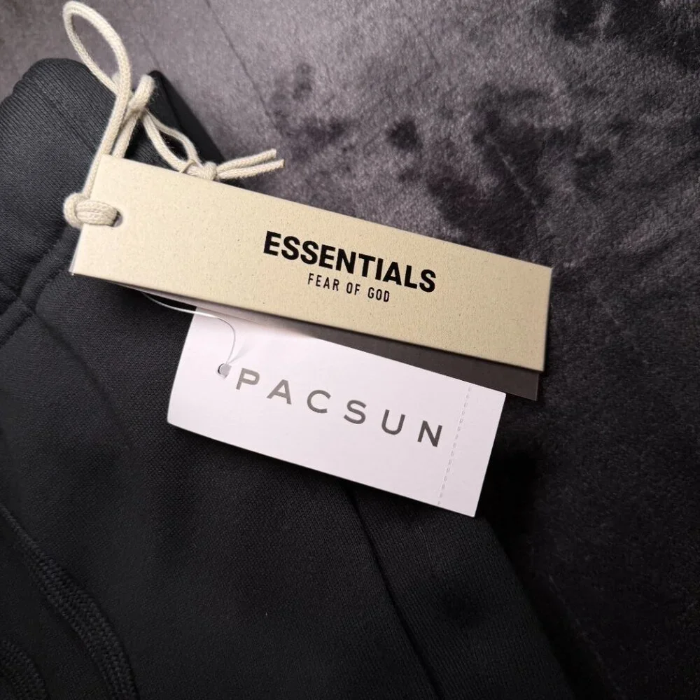 Combo Set Fear of God Essentials Black Hoodie & Sweatpants BNWT Authentic ✅ - Picture 9 of 11